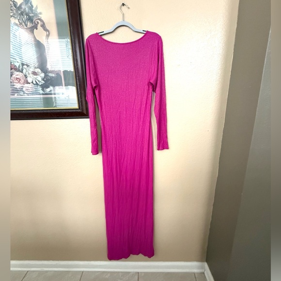 Skims Sparkly Maxi Ribbed Dress Size 2XLarge - Picture 3 of 3